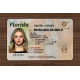 Florida Fake id front side