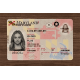 Maryland Fake id front side