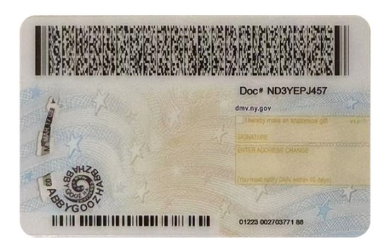 New York Fake Dirvers Licence (2025 Version)