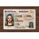 Rhode Island Fake id front side